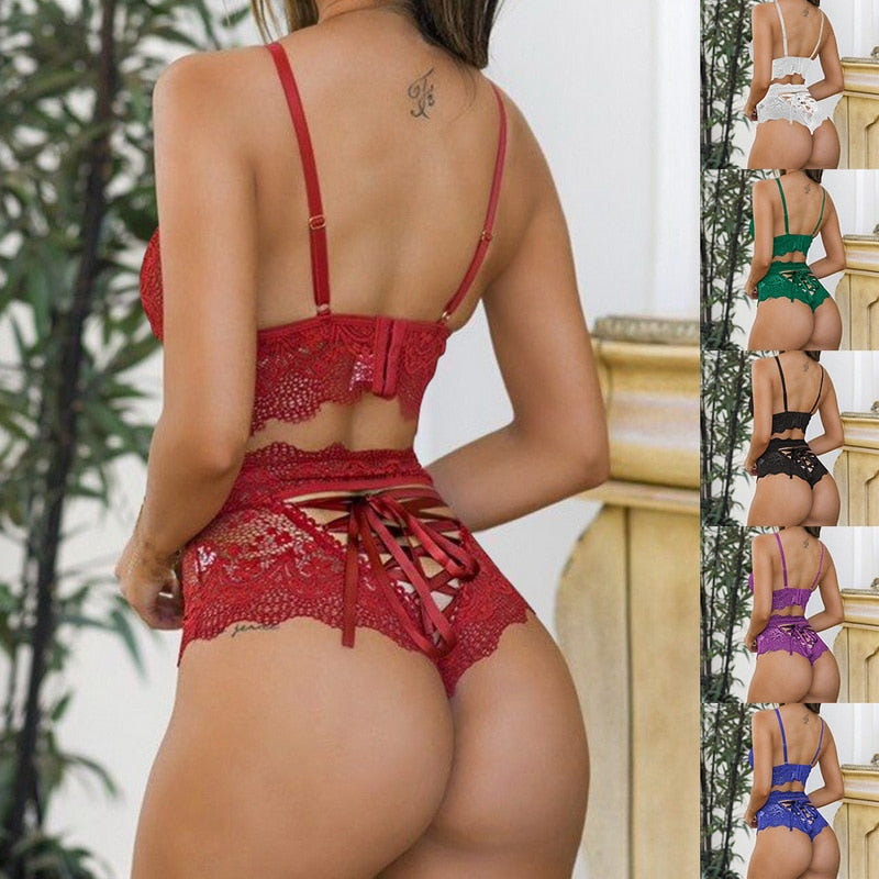 Backless Bralette& Panties