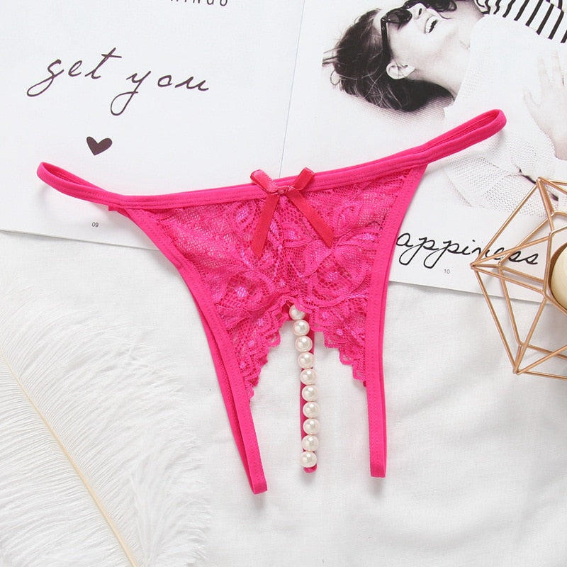 Open Crotch Pearl Underwear