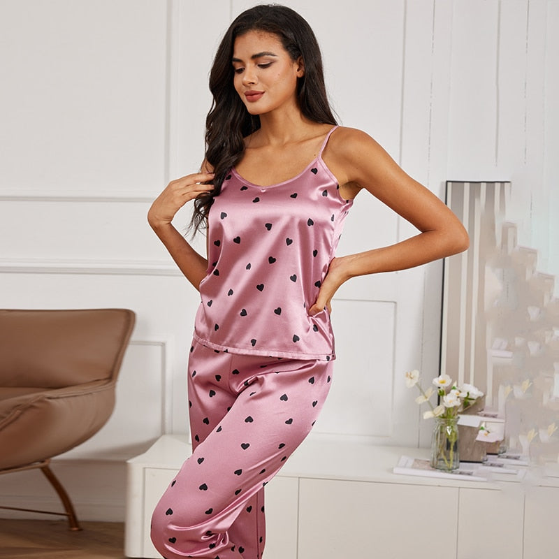 Satin Pajama Set