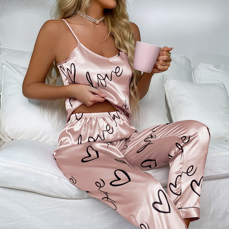 Satin Pajama Set