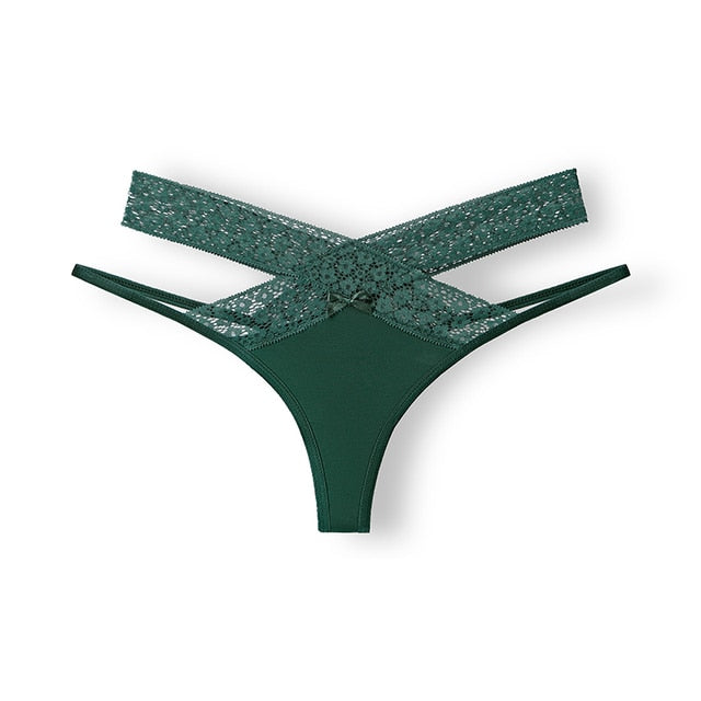 1PCS Sexy Lace T-back Thong