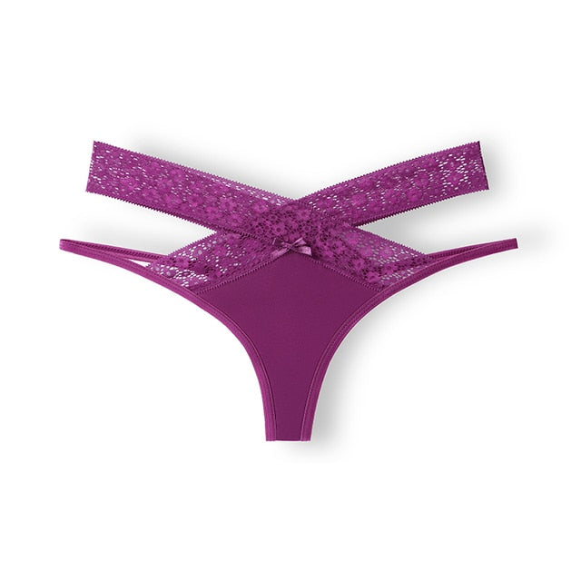 1PCS Sexy Lace T-back Thong