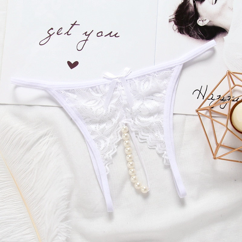 Open Crotch Pearl Underwear